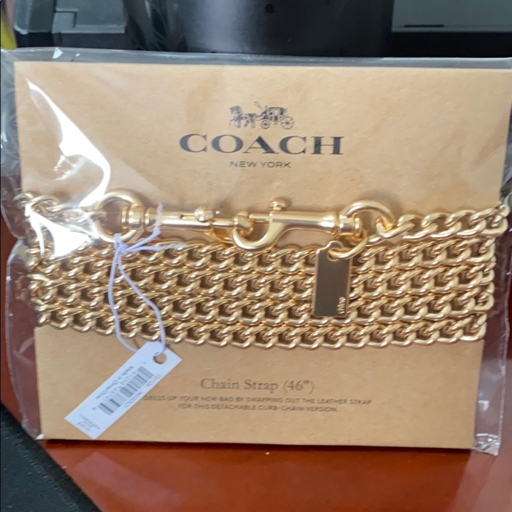 Coach Gold Dinky Chain